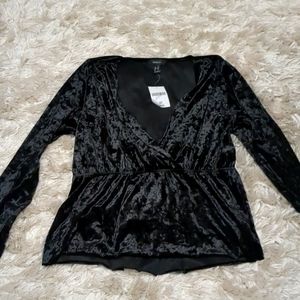 Forever 21 plus size velvet shirt